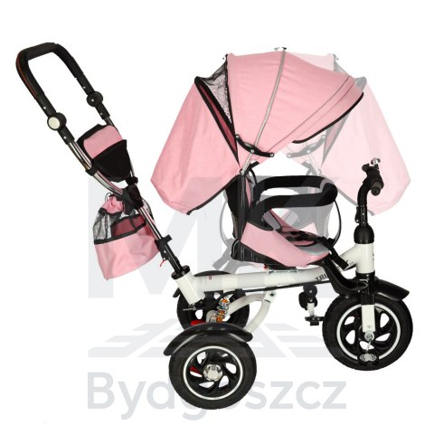 Rowerek trójkołowy Trike Fix V3 rower spacerówka 3w1 obracany 360 wolne koło różowy Rowerek trójkołowy Trike Fix V3 rower spacerówka 3w1 obracany 360 wolne koło różowy