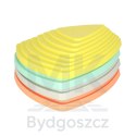 Ścieżka sensoryczna kamienie rzeczne do treningu równowagi podłoga to lawa gra 11 elementów pastelowa
