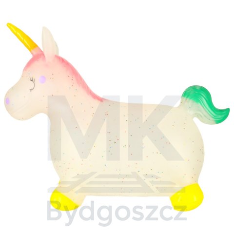 Skoczek dla dzieci do skakania z pompką gumowy jednorożec Skoczek dla dzieci do skakania z pompką gumowy jednorożec