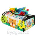 Sorter pudełko z chusteczkami sensoryczne montessori mata 2w1