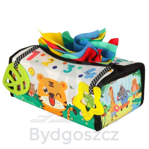 Sorter pudełko z chusteczkami sensoryczne montessori mata 2w1 Sorter pudełko z chusteczkami sensoryczne montessori mata 2w1