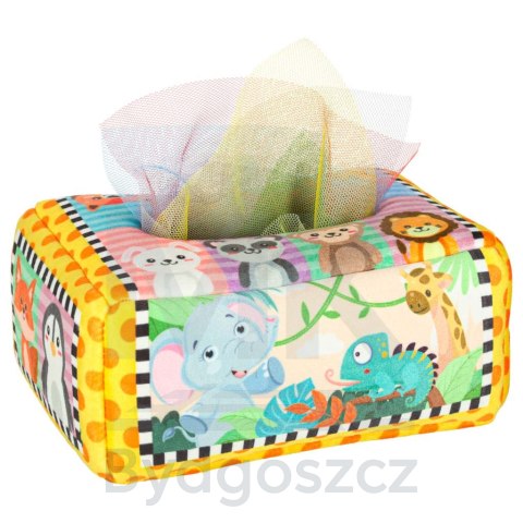 Sorter pudełko z chusteczkami sensoryczne montessori pluszowe cyfry litery Sorter pudełko z chusteczkami sensoryczne montessori pluszowe cyfry litery