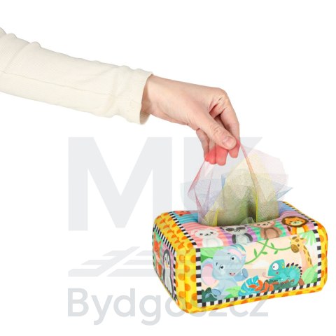 Sorter pudełko z chusteczkami sensoryczne montessori pluszowe cyfry litery Sorter pudełko z chusteczkami sensoryczne montessori pluszowe cyfry litery