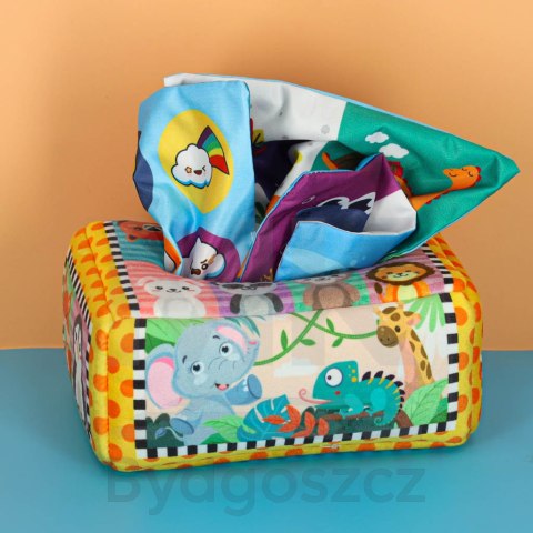 Sorter pudełko z chusteczkami sensoryczne montessori pluszowe cyfry litery Sorter pudełko z chusteczkami sensoryczne montessori pluszowe cyfry litery