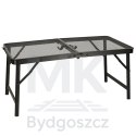 Stół stolik turystyczny LUARO kempingowy cateringowy składany 80 x 40 x 66 x 37 cm