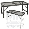 Stół stolik turystyczny LUARO kempingowy cateringowy składany 80 x 40 x 66 x 37 cm