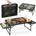 Stół stolik turystyczny LUARO kempingowy cateringowy składany 87 x 60 x 40 x 27 cm
