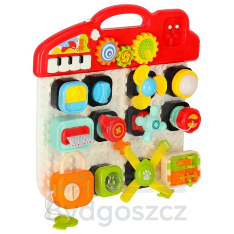 Tablica manipulacyjna interaktywna edukacyjna zabawka sensoryczna dla dzieci Tablica manipulacyjna interaktywna edukacyjna zabawka sensoryczna dla dzieci
