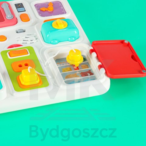 Tablica manipulacyjna sensoryczna montessori kuchnia zegar światło dźwięk Tablica manipulacyjna sensoryczna montessori kuchnia zegar światło dźwięk