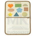 Tablica manipulacyjna sensoryczna montessori walizka dinozaury