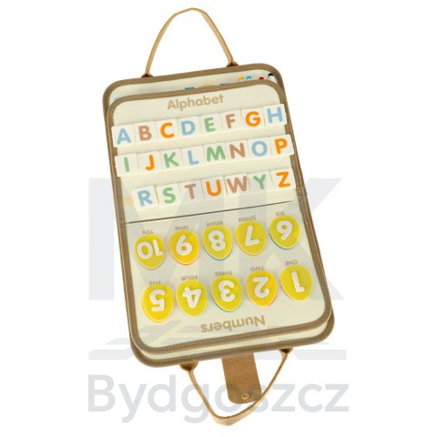 Tablica manipulacyjna sensoryczna montessori walizka dinozaury Tablica manipulacyjna sensoryczna montessori walizka dinozaury