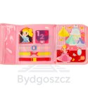 Tablica manipulacyjna sensoryczna montessori walizka plecak różowa