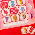 Tablica manipulacyjna sensoryczna montessori walizka plecak różowa