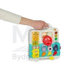 Tablica manipulacyjna sensoryczna montessori walizka pokrętła miś XXL światło dźwięk