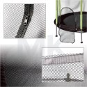 Trampolina do domu ogrodu dla dzieci siatka piłki 140cm 55inch zielona