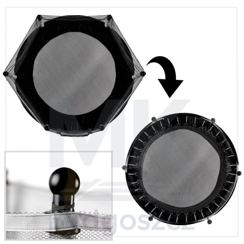 Trampolina do domu ogrodu dla dzieci siatka piłki 140cm 55inch zielona Trampolina do domu ogrodu dla dzieci siatka piłki 140cm 55inch zielona