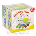 Układanka edukacyjna sorter dopasuj kształty jajka 12 szt. kura