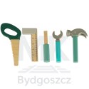 Warsztat drewniany LULILO Fikso zestaw małego majsterkowicza z narzędziami piła wkrętarka dźwięki 86cm