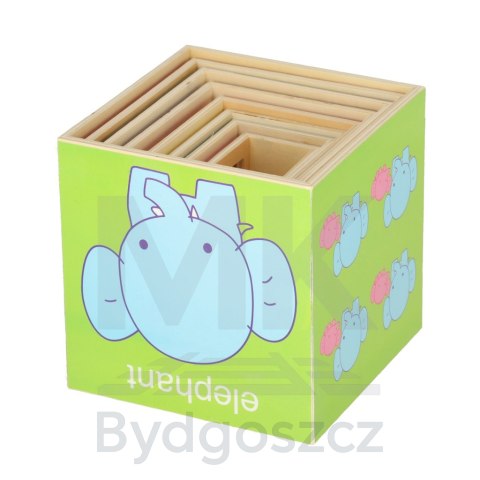 Wieża edukacyjna drewniana sorter kształty nauka liczenia 71cm XXL Wieża edukacyjna drewniana sorter kształty nauka liczenia 71cm XXL