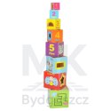 Wieża edukacyjna drewniana sorter kształty nauka liczenia 71cm XXL