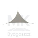 Żagiel przeciwsłoneczny LUARO ogrodowy tarasowy wodoodporny 3x3x3m trójkąt szary