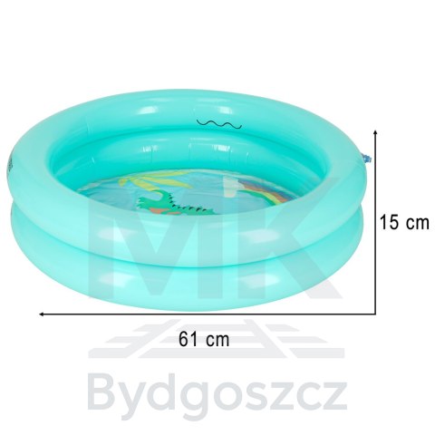 Basen brodzik dla dzieci 61cm turkusowy BESTWAY 51061 Basen brodzik dla dzieci 61cm turkusowy BESTWAY 51061
