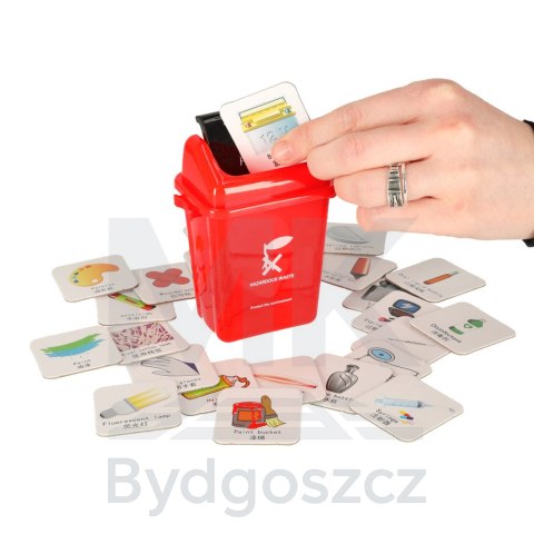 Gra edukacyjna zręcznościowa segregacja śmieci segregowanie odpadów nauka EKO + 108 kart Gra edukacyjna zręcznościowa segregacja śmieci segregowanie odpadów nauka EKO + 108 kart