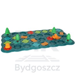 Gra logiczna planszowa labirynt tor przeszkód 56 el.