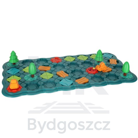Gra logiczna planszowa labirynt tor przeszkód 56 el. Gra logiczna planszowa labirynt tor przeszkód 56 el.