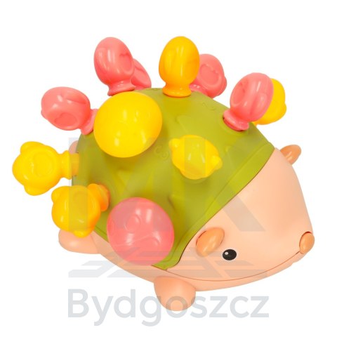 Jeżyk sensoryczny edukacyjny montessori wyjmowane kolce zielony Jeżyk sensoryczny edukacyjny montessori wyjmowane kolce zielony