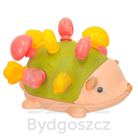 Jeżyk sensoryczny edukacyjny montessori wyjmowane kolce zielony Jeżyk sensoryczny edukacyjny montessori wyjmowane kolce zielony