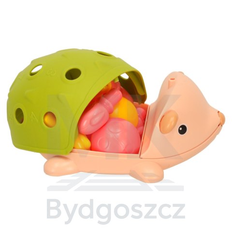 Jeżyk sensoryczny edukacyjny montessori wyjmowane kolce zielony Jeżyk sensoryczny edukacyjny montessori wyjmowane kolce zielony