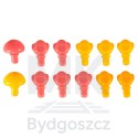 Jeżyk sensoryczny edukacyjny montessori wyjmowane kolce zielony