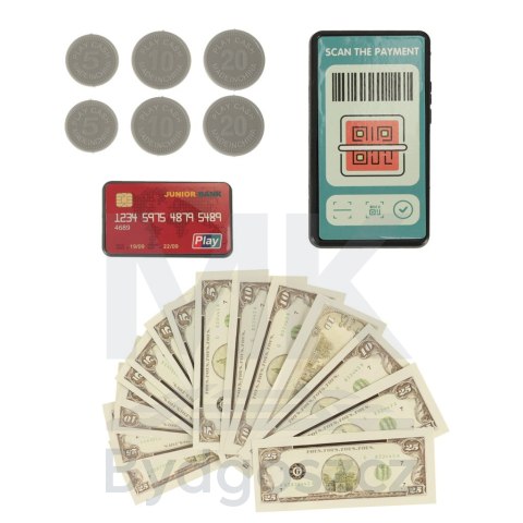 Kasa fiskalna dla dzieci supermarket sklep skaner kalkulator koszyk z akcesoriami 36 el. Kasa fiskalna dla dzieci supermarket sklep skaner kalkulator koszyk z akcesoriami 36 el.