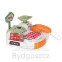 Kasa fiskalna dla dzieci supermarket sklep skaner kalkulator koszyk z akcesoriami 36 el.