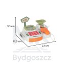 Kasa fiskalna dla dzieci supermarket sklep skaner kalkulator koszyk z akcesoriami 36 el.
