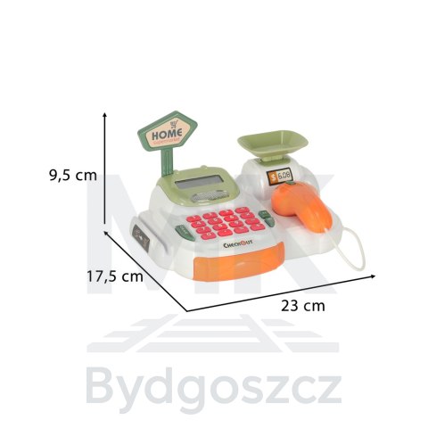 Kasa fiskalna dla dzieci supermarket sklep skaner kalkulator koszyk z akcesoriami 36 el. Kasa fiskalna dla dzieci supermarket sklep skaner kalkulator koszyk z akcesoriami 36 el.