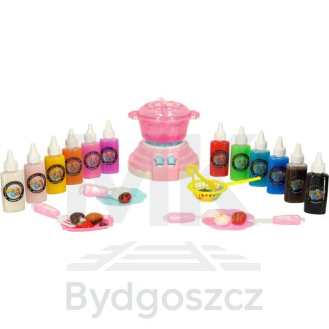 Klej żel kryształowy 3D crystal glue magiczna kuchnia szablony kreatywny zestaw 62 elementy różowy Klej żel kryształowy 3D crystal glue magiczna kuchnia szablony kreatywny zestaw 62 elementy różowy