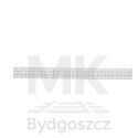 Kolce na gołębie listwa na ptaki odstraszasz plastikowe gęste białe 8el. 43 cm