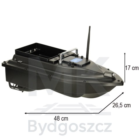 Łódka zanętowa zdalnie sterowana łódź D16B GPS 2 kg 12 000 mAh 500m Łódka zanętowa zdalnie sterowana łódź D16B GPS 2 kg 12 000 mAh 500m