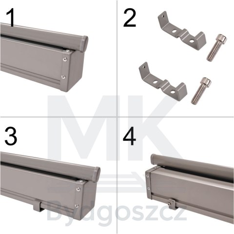 Markiza boczna tarasowa LUARO parawan zwijana 160 x 300 cm Markiza boczna tarasowa LUARO parawan zwijana 160 x 300 cm