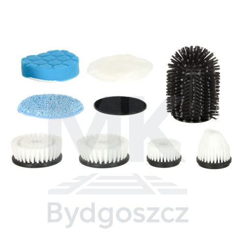 Mop obrotowy elektryczna szczotka do czyszczenia 9 głowicami szczotkującymi Mop obrotowy elektryczna szczotka do czyszczenia 9 głowicami szczotkującymi
