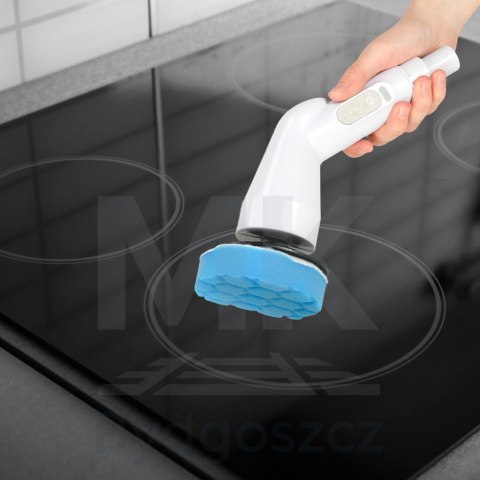 Mop obrotowy elektryczna szczotka do czyszczenia 9 głowicami szczotkującymi Mop obrotowy elektryczna szczotka do czyszczenia 9 głowicami szczotkującymi