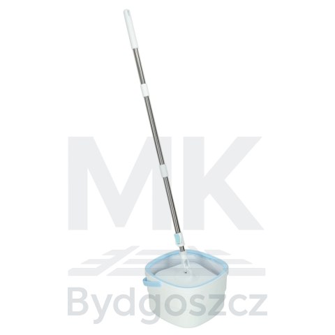 Mop obrotowy prostokątny płaski rotacyjny czysta brudna woda wyciskacz