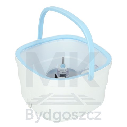 Mop obrotowy prostokątny płaski rotacyjny czysta brudna woda wyciskacz