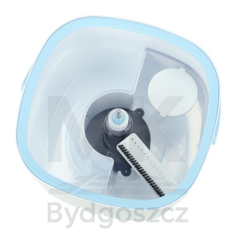 Mop obrotowy prostokątny płaski rotacyjny czysta brudna woda wyciskacz