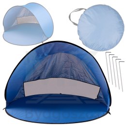 Namiot plażowy duży samorozkładający się automatyczny na plażę parawan ogrodowy XL 146x146cm + pokrowiec