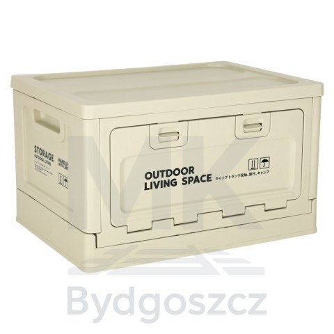 Organizer do bagażnika samochodowy pudełko skrzynka składana 25l szara Organizer do bagażnika samochodowy pudełko skrzynka składana 25l szara