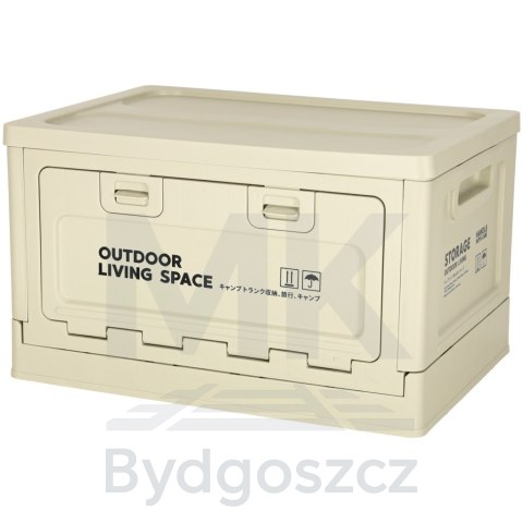 Organizer do bagażnika samochodowy pudełko skrzynka składana 25l szara Organizer do bagażnika samochodowy pudełko skrzynka składana 25l szara