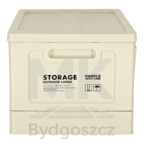 Organizer do bagażnika samochodowy pudełko skrzynka składana 25l szara Organizer do bagażnika samochodowy pudełko skrzynka składana 25l szara